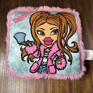 Bratz Yasmin Decorative Pillow Blue Pink **AS IS READ